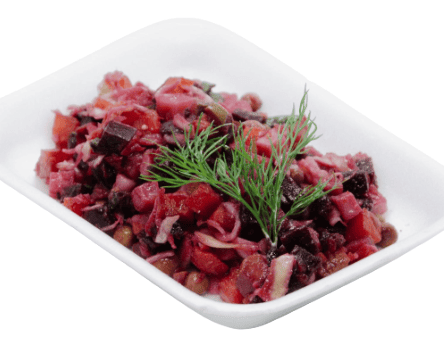 САЛАТ ВИНЕГРЕТ С КВАШЕНОЙ КАПУСТОЙ КГ