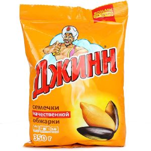 СЕМЕНА ПОДСОЛНЕЧНИКА ДЖИНН 350Г ЖАРЕНЫЕ