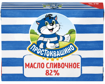 МАСЛО СЛИВОЧНОЕ ПРОСТОКВАШИНО 82% 180Г ФОЛ
