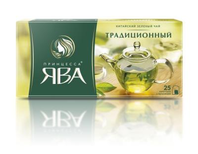 ЧАЙ ПРИНЦЕССА ЯВА ПАКЕТ 2Г*25 ДУБЛЬ ЗЕЛЕНЫЙ С/ЯРЛ
