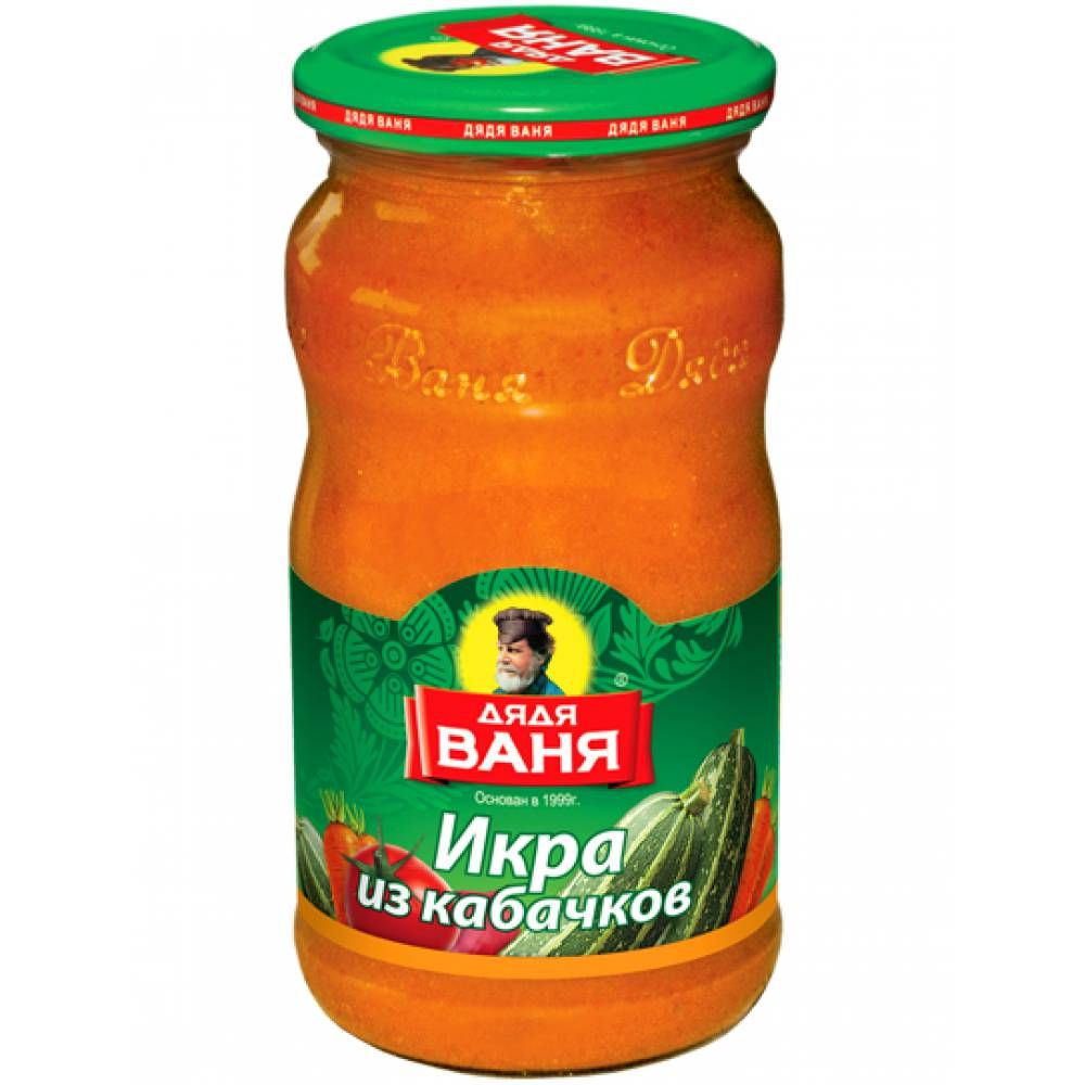 ИКРА ИЗ КАБАЧКОВ ДЯДЯ ВАНЯ 460Г ОБЖАРЕННЫХ СТ