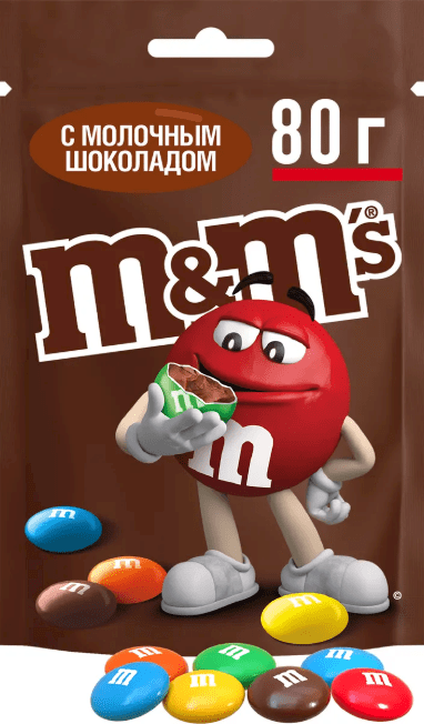 ДРАЖЕ М&М 80Г ШОКОЛАД