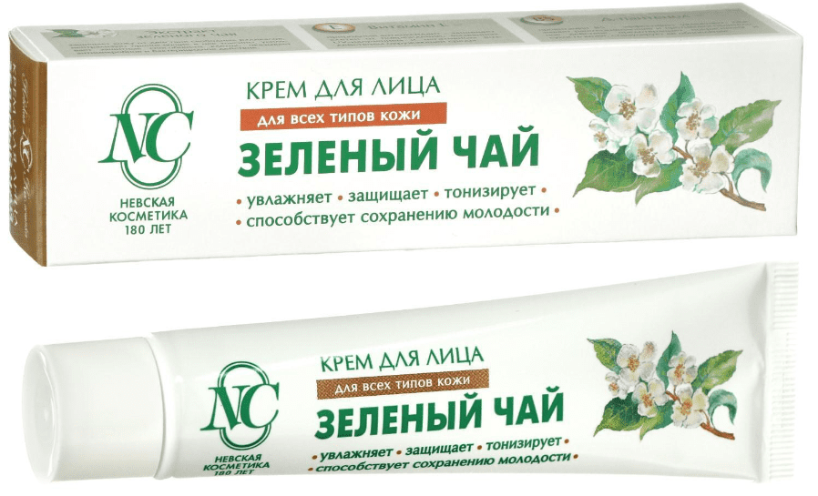 КРЕМ Д/ЛИЦА НЕВСКАЯ КОСМЕТИКА 40МЛ ЗЕЛЕНЫЙ ЧАЙ ЗАЩИТНЫЙ
