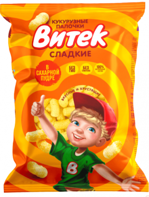 ПАЛОЧКИ КУКУРУЗНЫЕ ВИТЕК 350Г СЛАДКИЕ