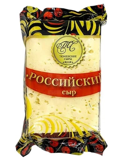 ПРОДУКТ ПРОИЗВ ПО ТЕХНОЛОГИИ СЫРА ТЮМЕНСКИЕ СЫРЫ РОССИЙСКИЙ 50% КГ МОЛОКОСОДЕЖ