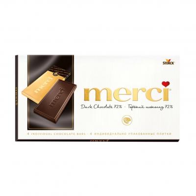 ШОКОЛАД МЕРСИ 100Г ГОРЬКИЙ 72% КАКАО