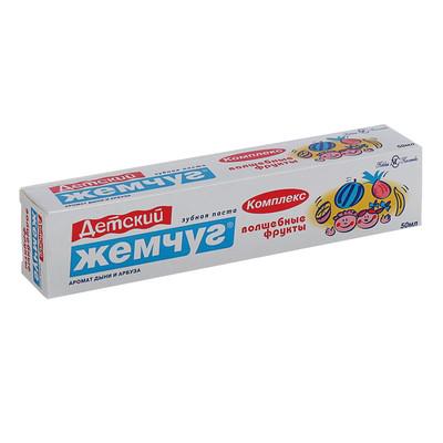 ПАСТА ЗУБНАЯ ДЕТСКИЙ ЖЕМЧУГ 50МЛ ФРУКТЫ