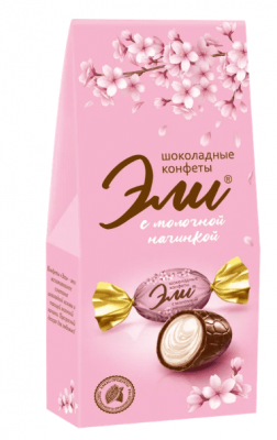 КОНФЕТЫ СЛАВЯНКА ЭЛИ 130Г МОЛОЧНО-ШОКОЛАДНЫЕ