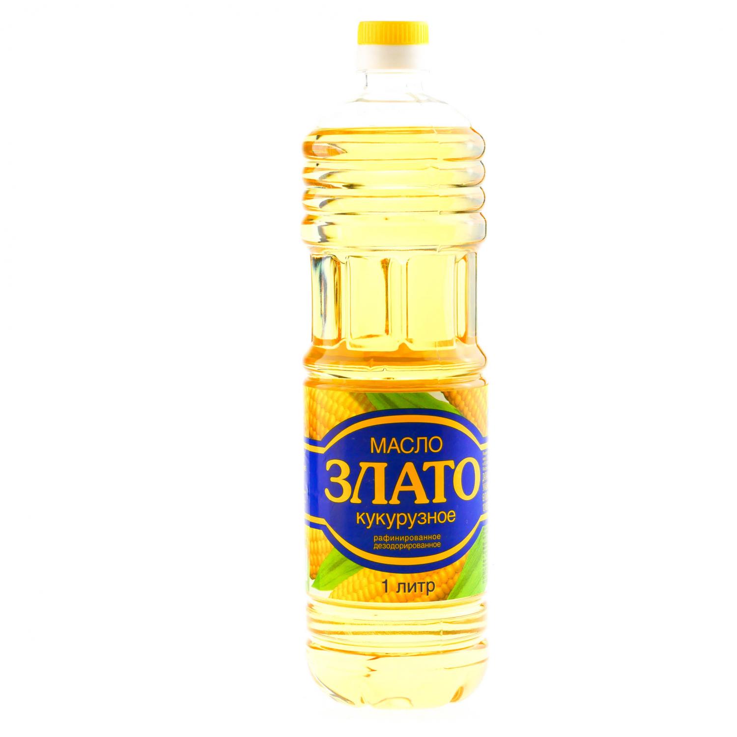 МАСЛО КУКУРУЗНОЕ ЗЛАТО 1Л РАФ