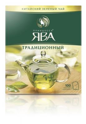 ЧАЙ ПРИНЦЕССА ЯВА ПАКЕТ 2Г*100 ЗЕЛЕНЫЙ С/ЯРЛ