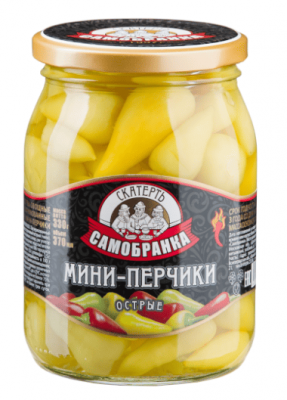 ПЕРЧИКИ-МИНИ СКАТЕРТЬ САМОБРАНКА 370МЛ ОСТРЫЕ СТ