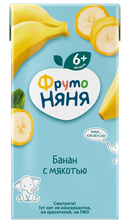 НЕКТАР ФРУТОНЯНЯ 200МЛ БАНАН С МЯК