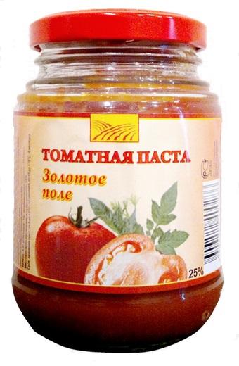 ПАСТА ТОМАТНАЯ ЗОЛОТОЕ ПОЛЕ 380Г ГОСТ СТ