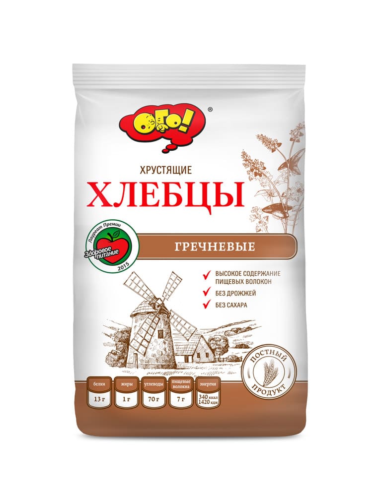 ХЛЕБЦЫ ГРЕЧНЕВЫЕ ОГО! 75Г