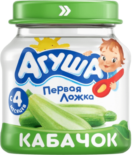 ПЮРЕ АГУША 80Г КАБАЧОК СТ