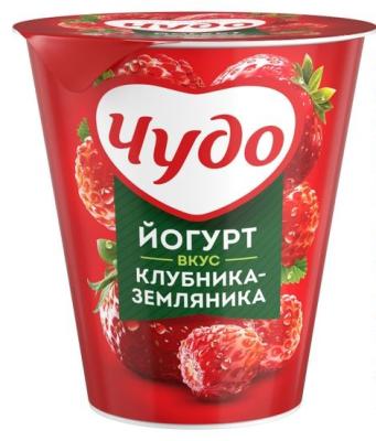 ЙОГУРТ ЧУДО 2% 290Г СО ВКУСОМ КЛУБНИКА-ЗЕМЛЯНИКА