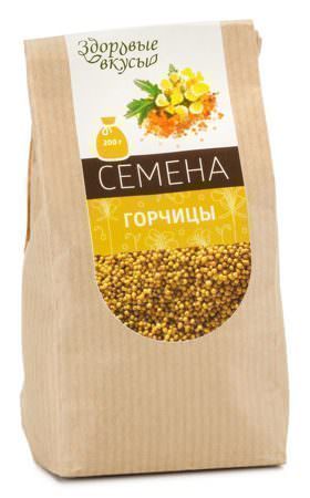 СЕМЕНА ЗДОРОВЫЕ ВКУСЫ 200Г ГОРЧИЦЫ КРАФТ-ПАКЕТ