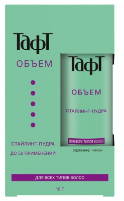 СТАЙЛИНГ-ПУДРА ТАФТ 10Г МГНОВЕННЫЙ ОБЪЕМ