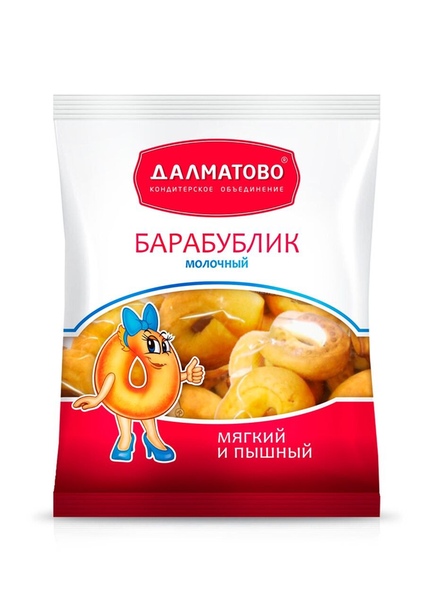 БАРАБУБЛИК ДАЛМАТОВО 260Г МОЛОЧНЫЙ