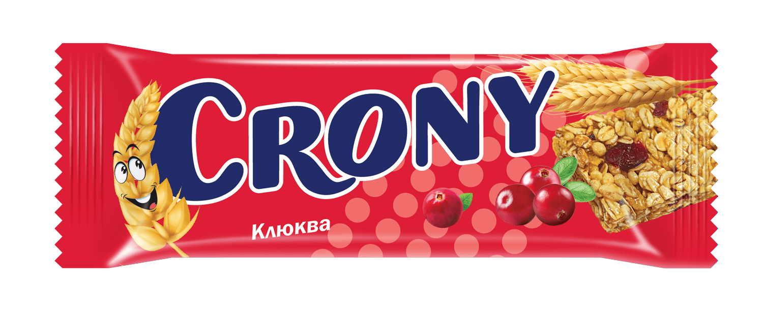 БАТОНЧИК-МЮСЛИ КРОНИ 50Г КЛЮКВА