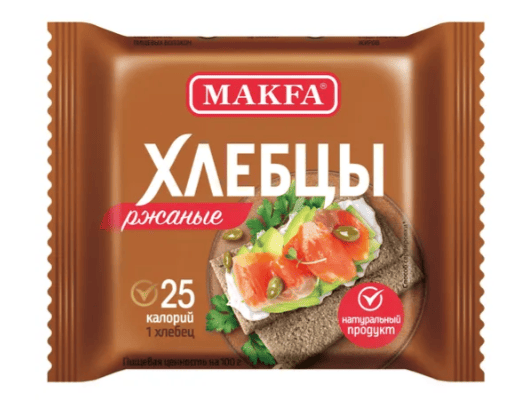 ХЛЕБЦЫ МАКФА 60Г РЖАНЫЕ