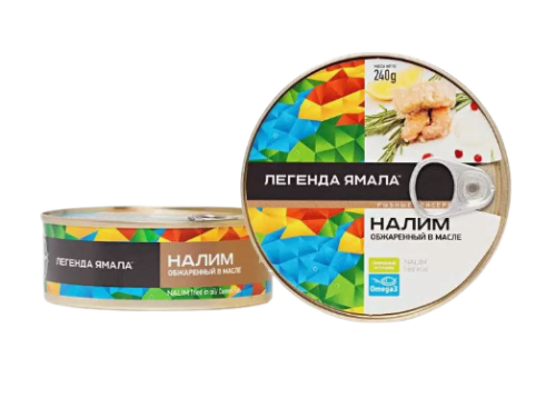 НАЛИМ ЛЕГЕНДА ЯМАЛА 227Г ОБЖАРЕНЫЙ В МАСЛЕ КУСОК ЖБ КЛЮЧ