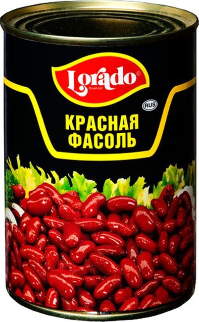 ФАСОЛЬ ЛОРАДО 425МЛ КРАСНАЯ ЖБ