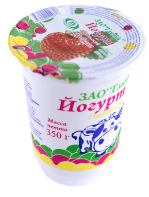 ЙОГУРТ ГЛИНКИ 2,5% 350Г СЛАВЯНСКИЙ ФРУКТОВЫЙ НАПОЛНИТЕЛЬ КЛУБНИКА