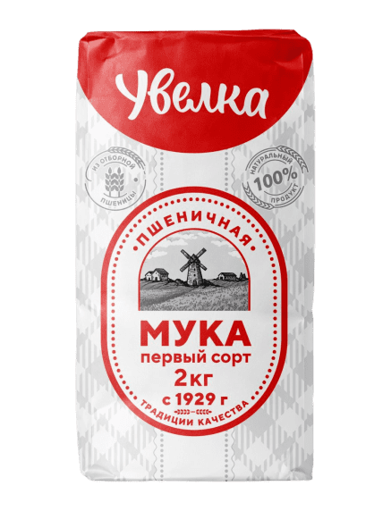 МУКА УВЕЛКА 2КГ ПШЕНИЧНАЯ 1С