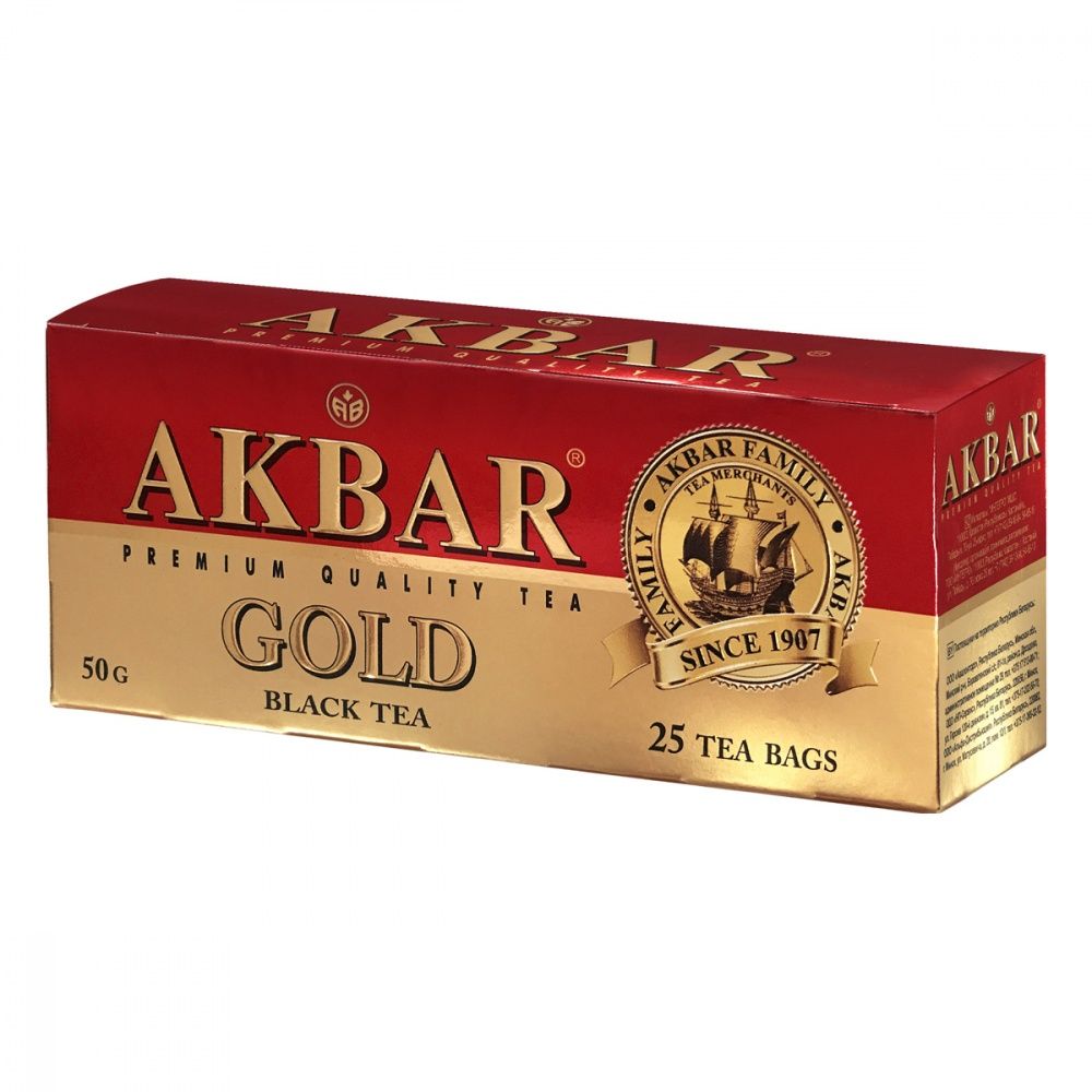 ЧАЙ АКБАР ГОЛД ЧЕРНЫЙ БАЙХОВЫЙ МЕЛКИЙ 25*2Г