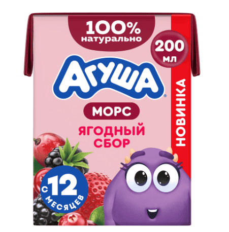 МОРС АГУША 200МЛ ЯГОДНЫЙ СБОР ТБА