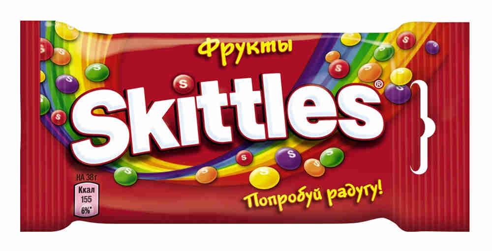 ДРАЖЕ ЖЕВ СКИТТЛС 38Г ФРУКТЫ