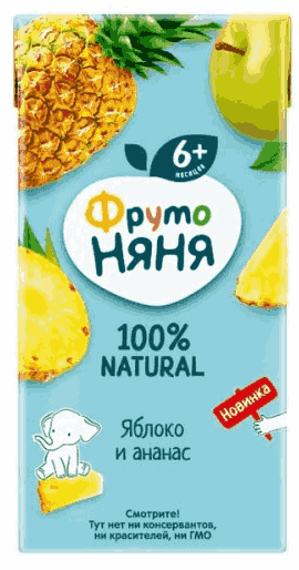 НЕКТАР ФРУТОНЯНЯ 0,2Л ЯБЛОКО АНАНАС Д/П