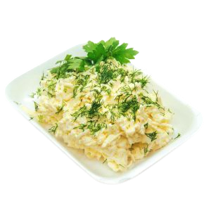 САЛАТ СЫРНЫЙ С ЧЕСНОКОМ КГ