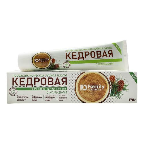 ПАСТА ЗУБНАЯ ВИЛСЕДЕНТ 170Г КЕДРОВАЯ С КАЛЬЦИЕМ