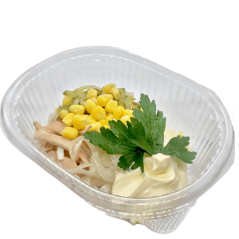 САЛАТ ИЗ КАЛЬМАРОВ С СОЛЕНЫМ ОГУРЦОМ П КГ
