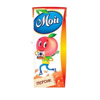 НЕКТАР МОЙ 0,2Л ПЕРСИК С МЯКОТЬЮ