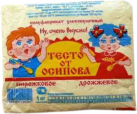 ТЕСТО ОСИПОВА 1КГ ПИРОЖКОВОЕ