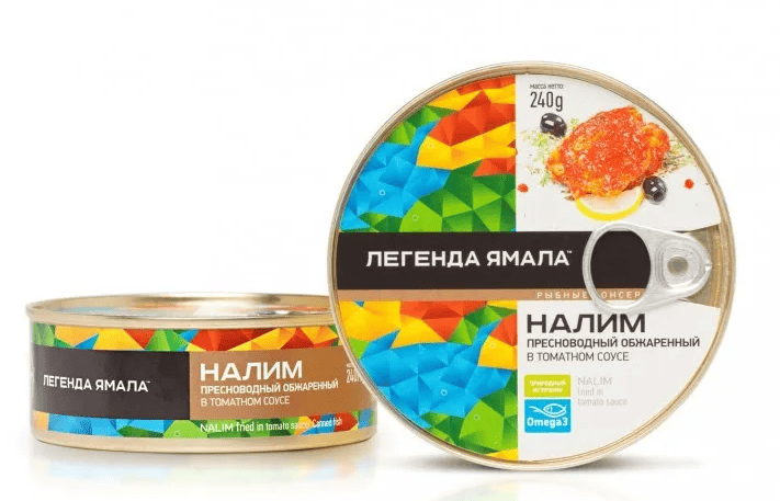 НАЛИМ ЛЕГЕНДЫ ЯМАЛА 227Г ОБЖАРЕННЫЙ В ТОМАТНОМ СОУСЕ ЖБ КЛЮЧ