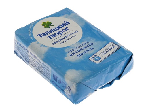 ТВОРОГ ТАЛИЦКИЙ ОБЛАКА 200Г ОБЕЗЖИРЕННЫЙ ФОЛЬГА