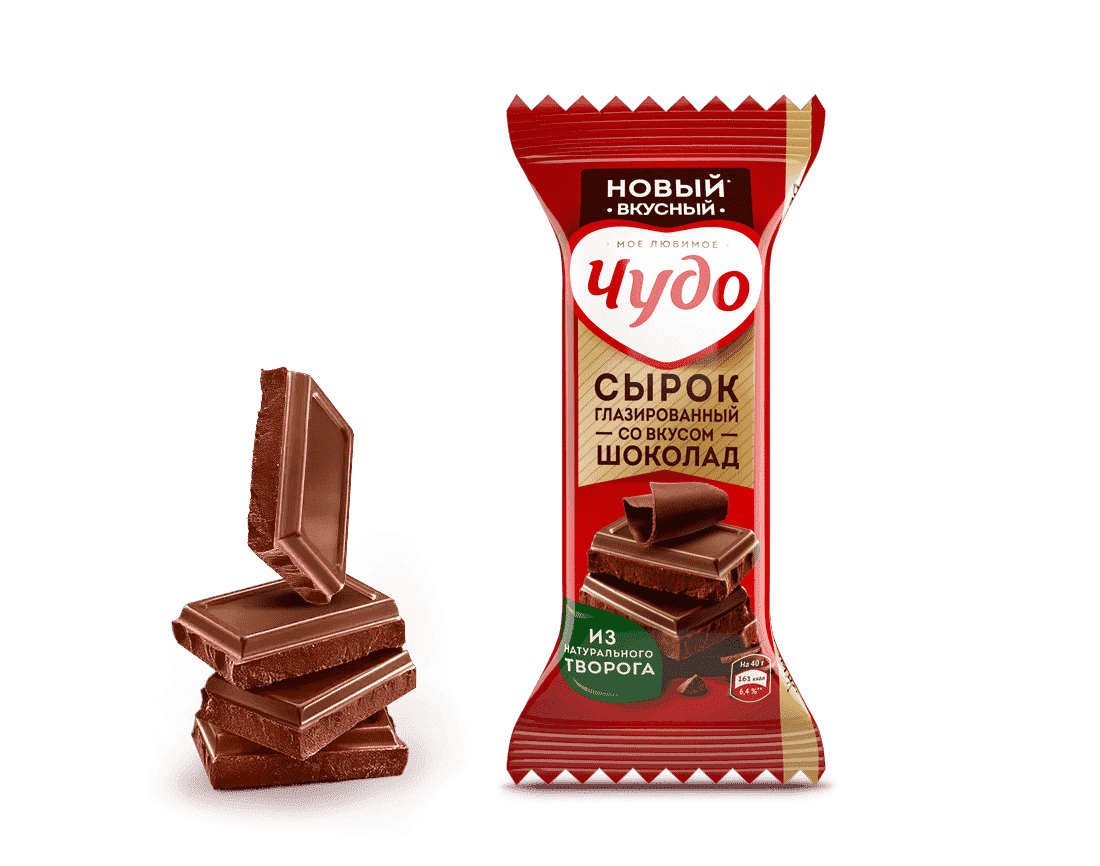 СЫРОК ГЛАЗИР ЧУДО 40Г ШОКОЛАД