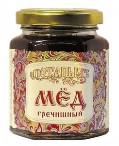 МЕД ПОТАПЫЧЪ 250Г ГРЕЧИШНЫЙ НАТУРАЛЬНЫЙ СТ