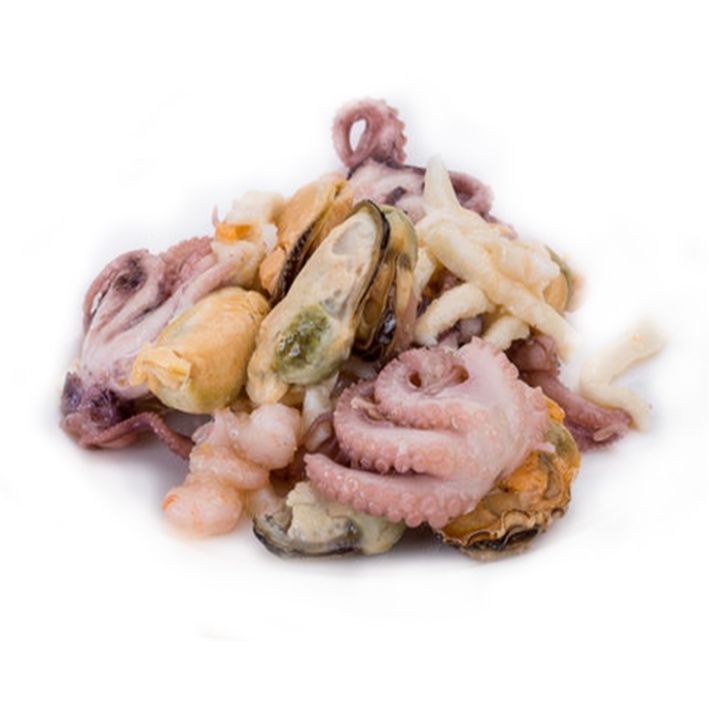 АССОРТИ ИЗ МОРЕПРОДУКТОВ СЫРО-МОРОЖЕНЫХ ВИЧИ КГ С СУРИМИ