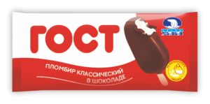 МОРОЖЕНОЕ ГОСТ 70Г ПЛОМБИР В ШОКОЛАДНОЙ ГЛАЗУРИ ЭСКИМО