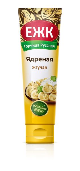ГОРЧИЦА ЕЖК 130Г РУССКАЯ ЯДРЕНАЯ ЖГУЧАЯ ТУБА