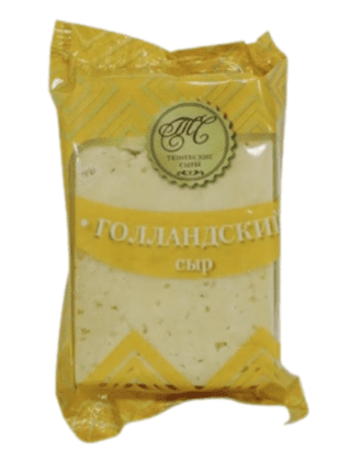 ПРОДУКТ ПРОИЗВ ПО ТЕХНОЛОГИИ СЫРА ТЮМЕНСКИЕ СЫРЫ ГОЛЛАНДСКИЙ 45% КГ МОЛОКОСОДЕЖ
