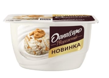ПРОДУКТ ТВОРОЖ ДАНОН ДАНИССИМО 6,1% 130Г СО ВКУСОМ МОРОЖЕНОГО ГРЕЦКИЙ ОРЕХ-КАРАМ