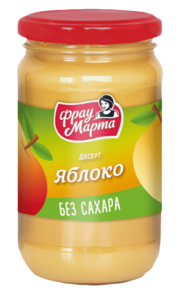 ДЕСЕРТ ФРУКТОВЫЙ ФРАУ МАРТА 360Г ЯБЛОКО СТ