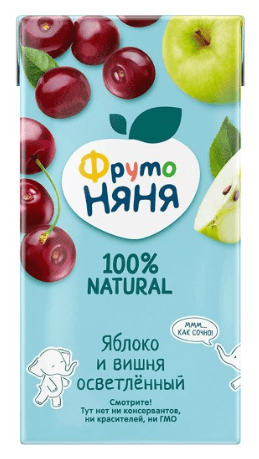 НЕКТАР ФРУТОНЯНЯ 0,5Л ЯБЛОКО ВИШНЯ Д/П