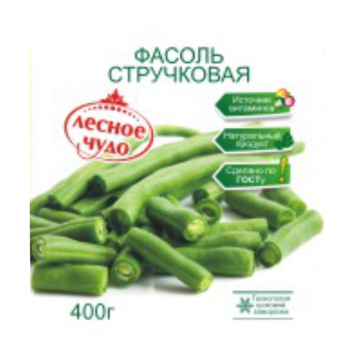 ЗАМОРОЗКА ОВОЩНАЯ ЛЕСНОЕ ЧУДО ФАСОЛЬ СТРУЧКОВАЯ 400Г